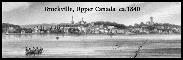 part view of Brockville ca1840 by Holloway